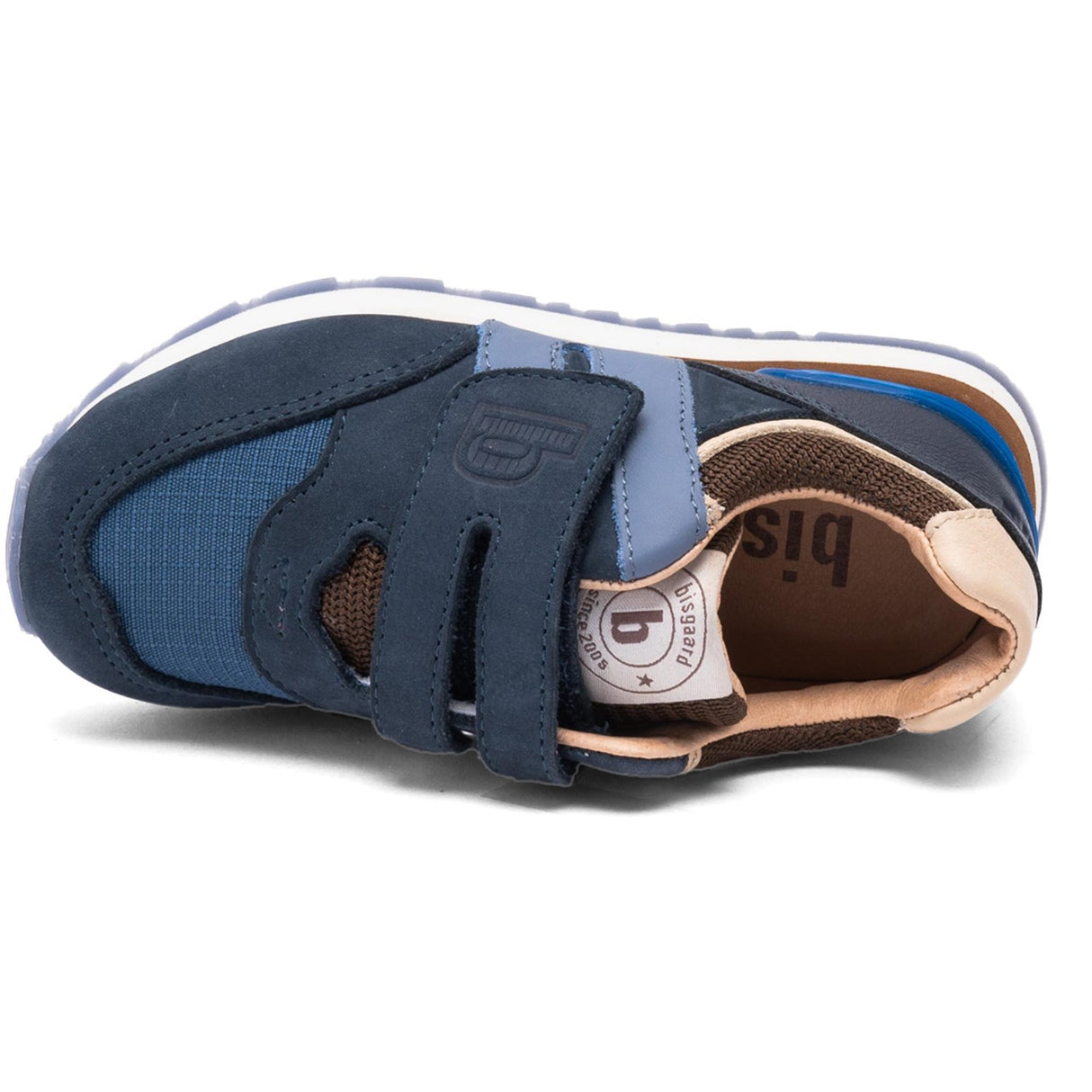 Bisgaard Navy Winston Velcro Sko