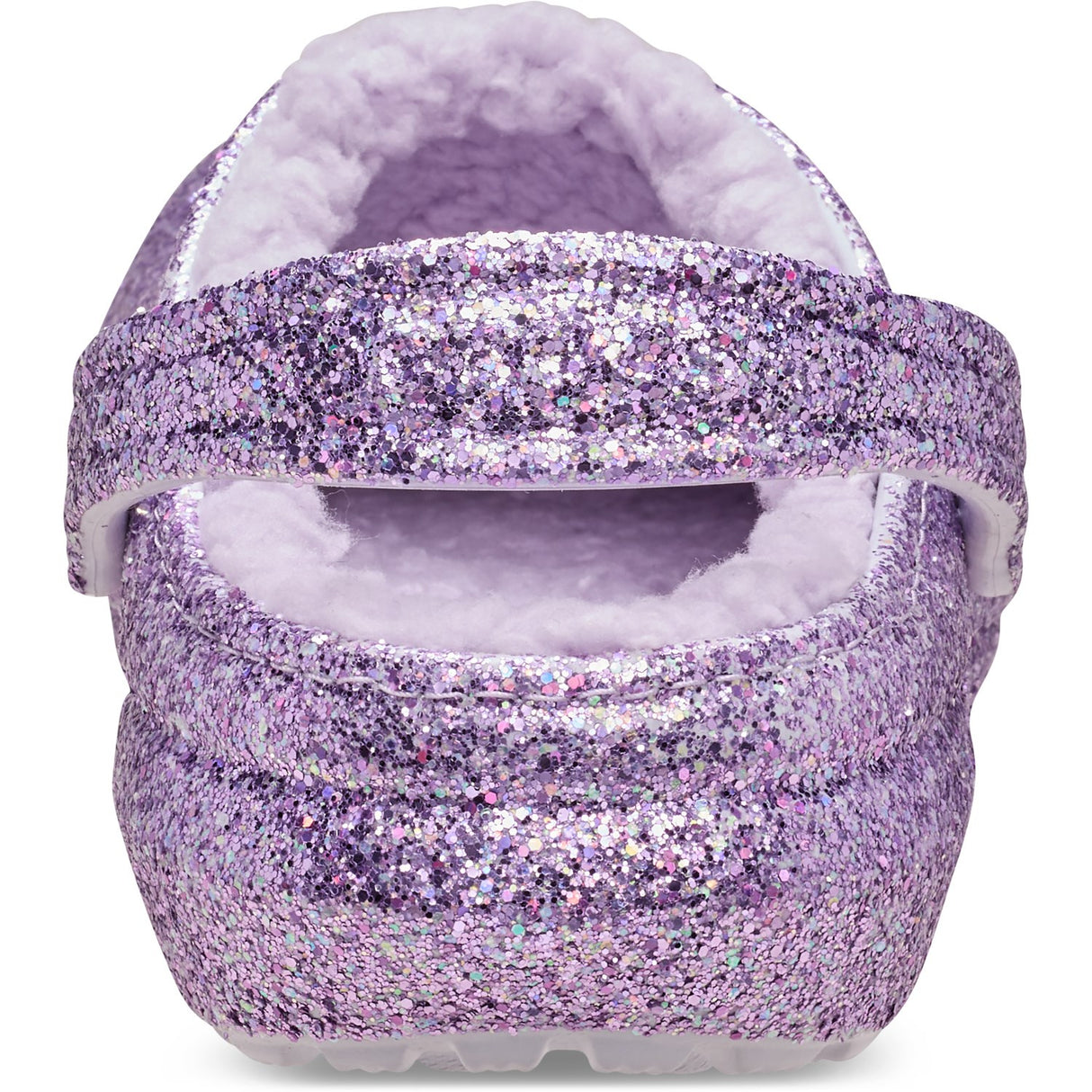 Crocs Purple Moon Classic Lined Chunky Glitter