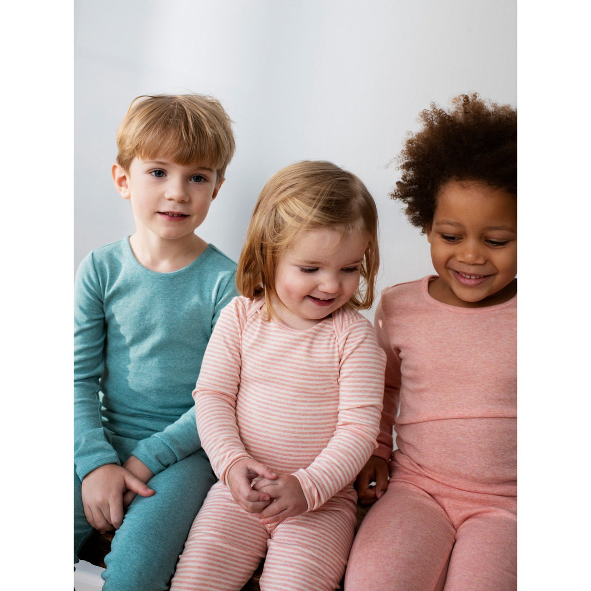 Serendipity Coral/Offwhite Baby Body Stripe