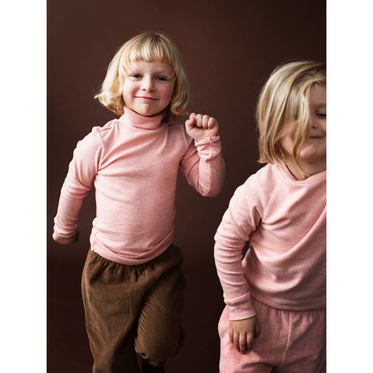 Serendipity Coral Turtleneck Bluse