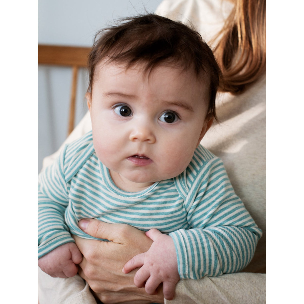 Serendipity Nile/Offwhite Baby Body Stripe