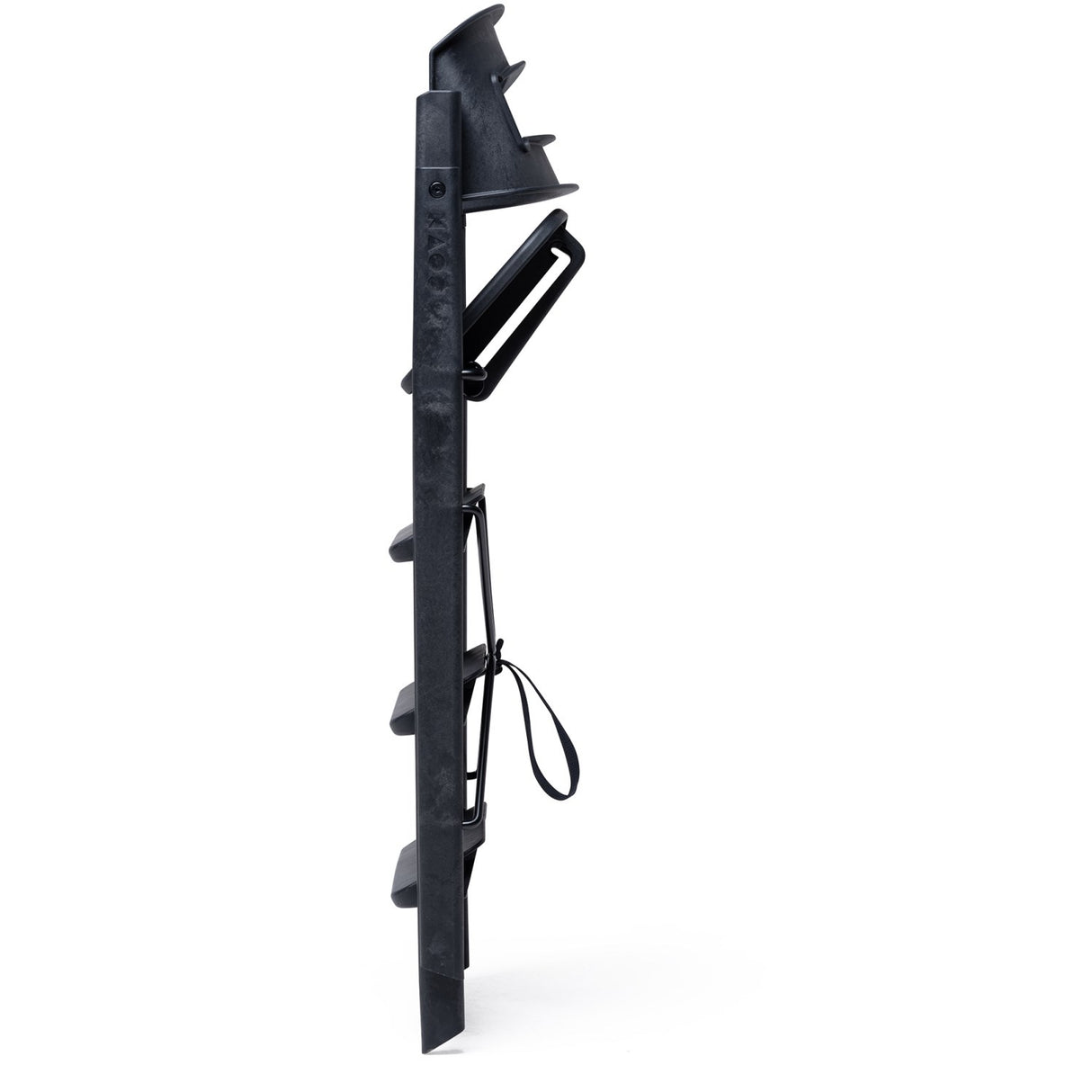 KAOS Charcoal Black Klapp Højstol Recycled