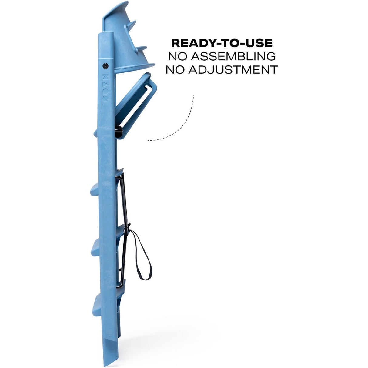 KAOS Swedish Blue Klapp Højstol Recycled