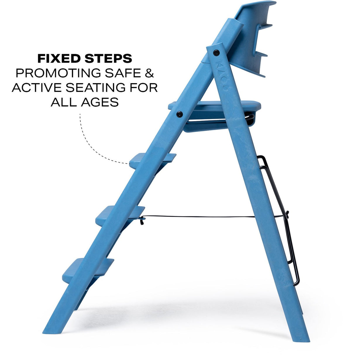 KAOS Swedish Blue Klapp Højstol Recycled