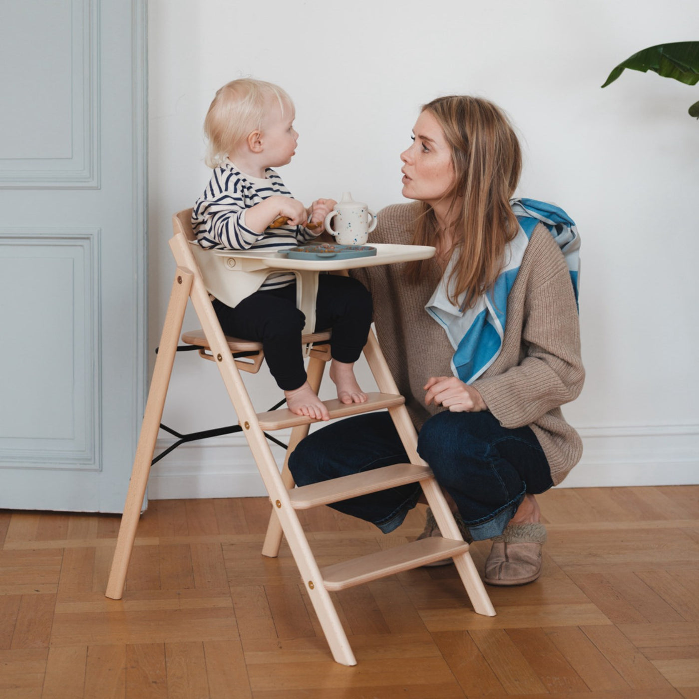 KAOS Natural Klapp Højstol Bøg