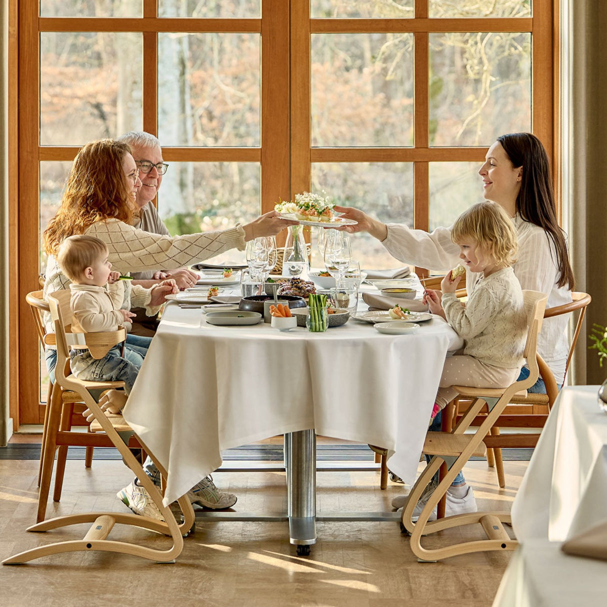 Leander Oak Nature Leander Louie™ Højstol Uden Bøjle