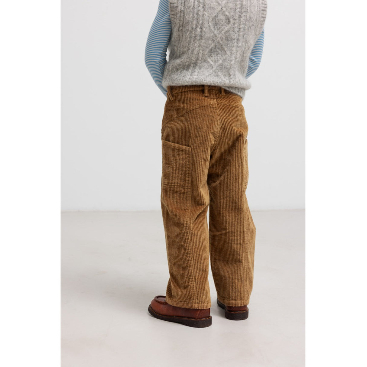 MarMar Modal Fine Rib Blue Stripe Tani Bluse