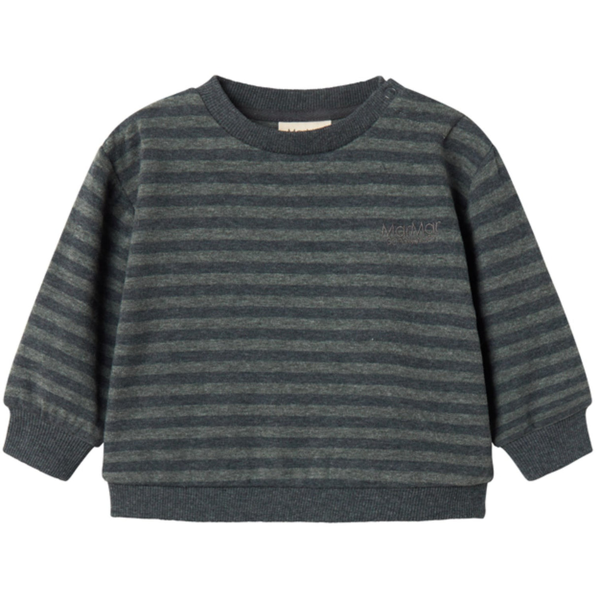 MarMar Modal Sweat Forest Stripe Mel. Tammas B Bluse