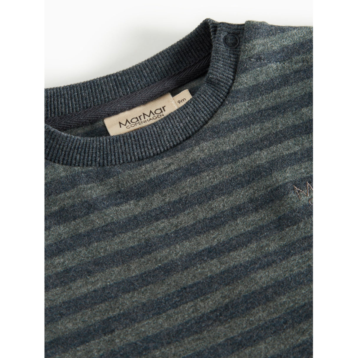 MarMar Modal Sweat Forest Stripe Mel. Tammas B Bluse