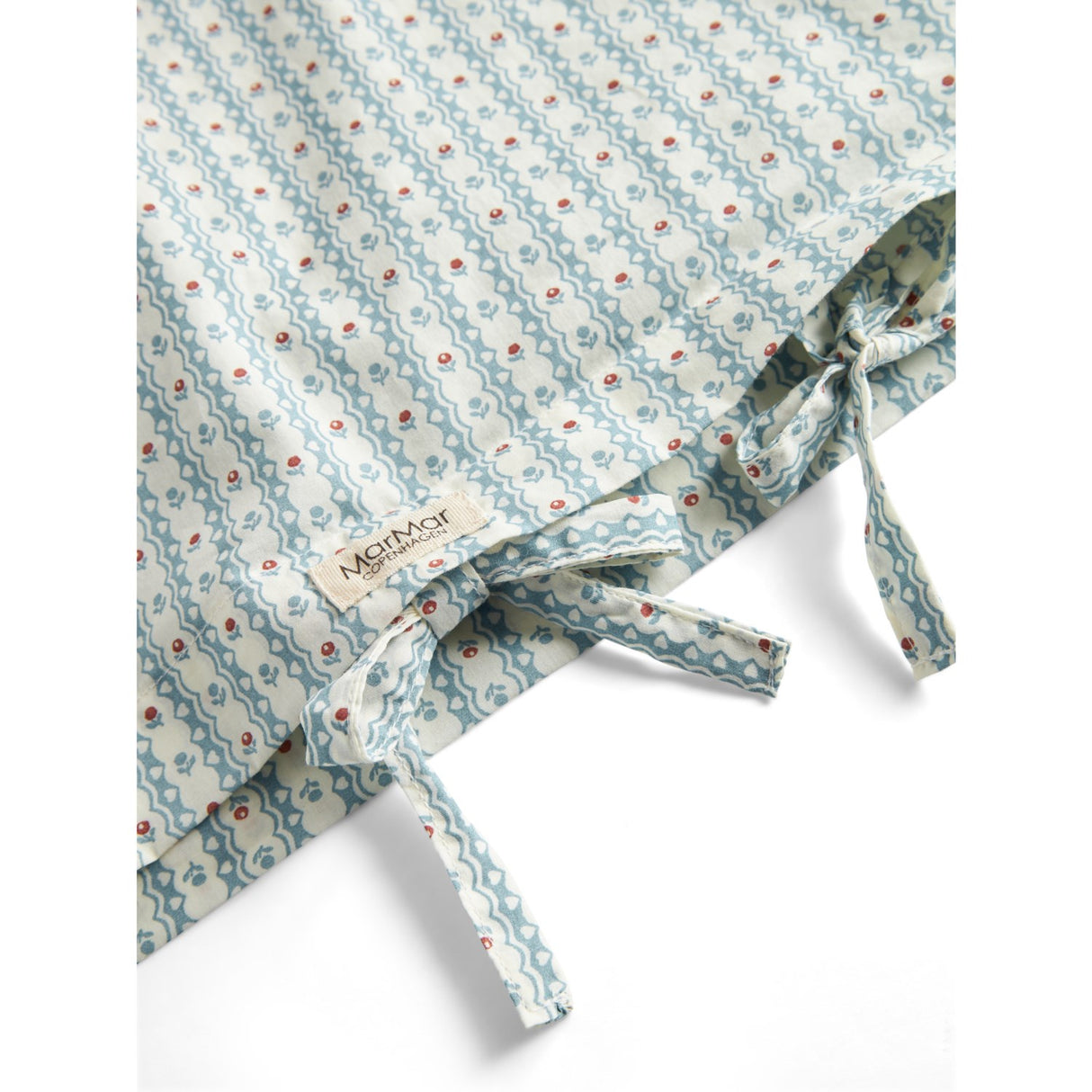 MarMar Crispy Poplin Acc Floral Stripe Sengetøj