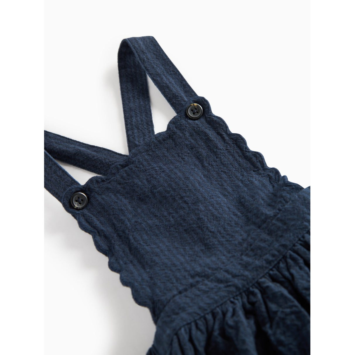 MarMar Chambray Dark Blue Stripe Danara Kjole