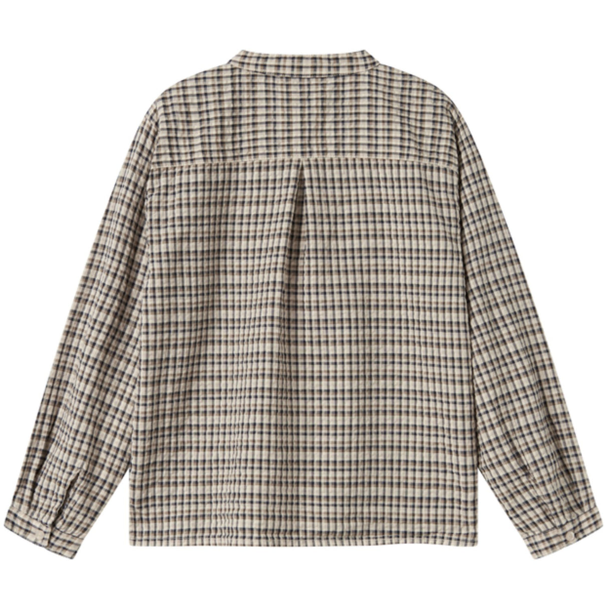 MarMar Seersucker Check Pilot Navy Check Tokyo Skjorte