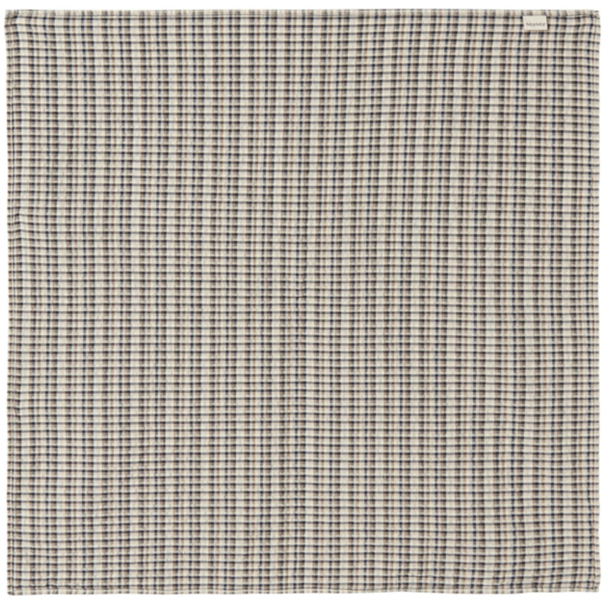 MarMar Seersucker Check Pilot Navy Check Airo Tørklæde