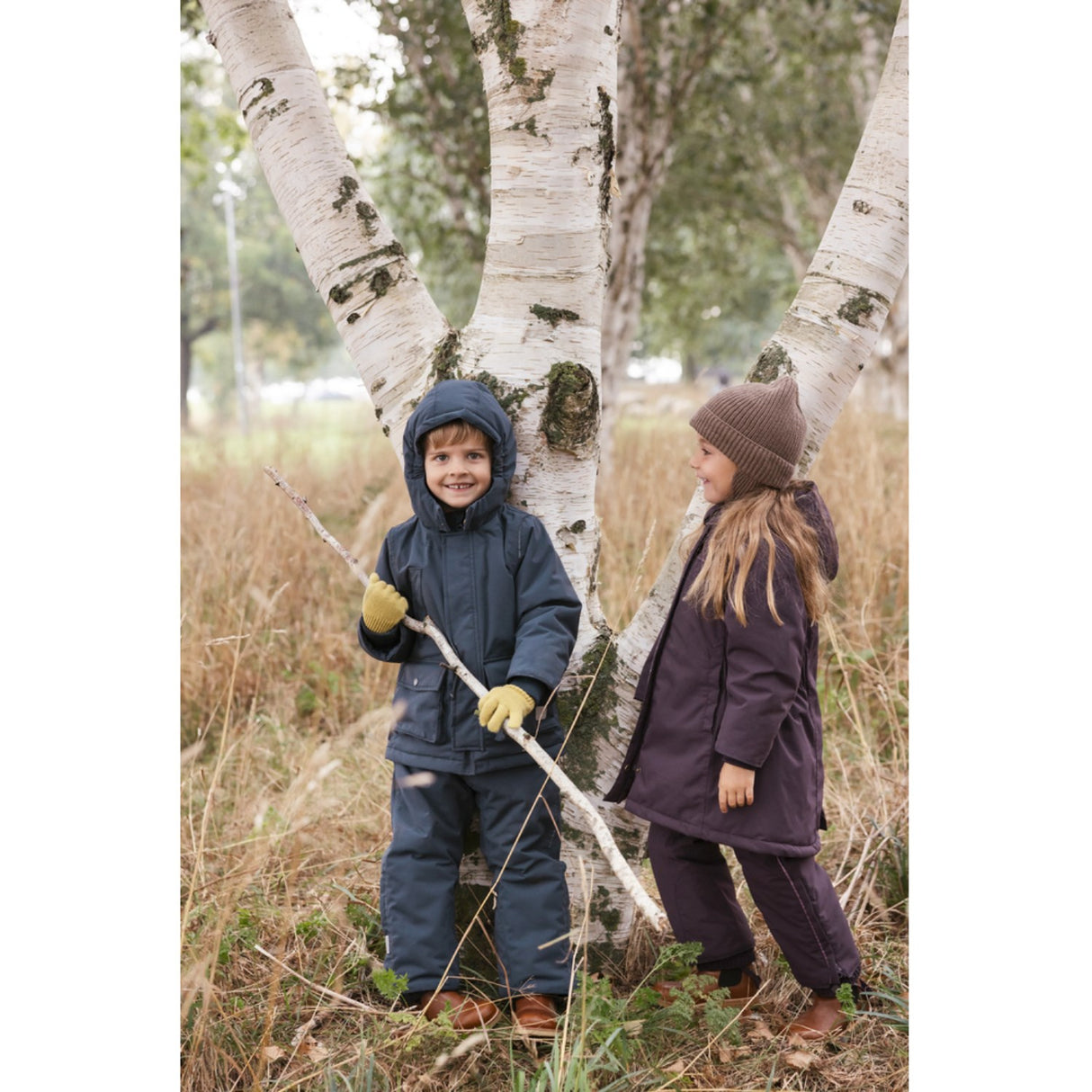 MarMar Tech. Outerwear Solid Deep Plum Olga Jakke