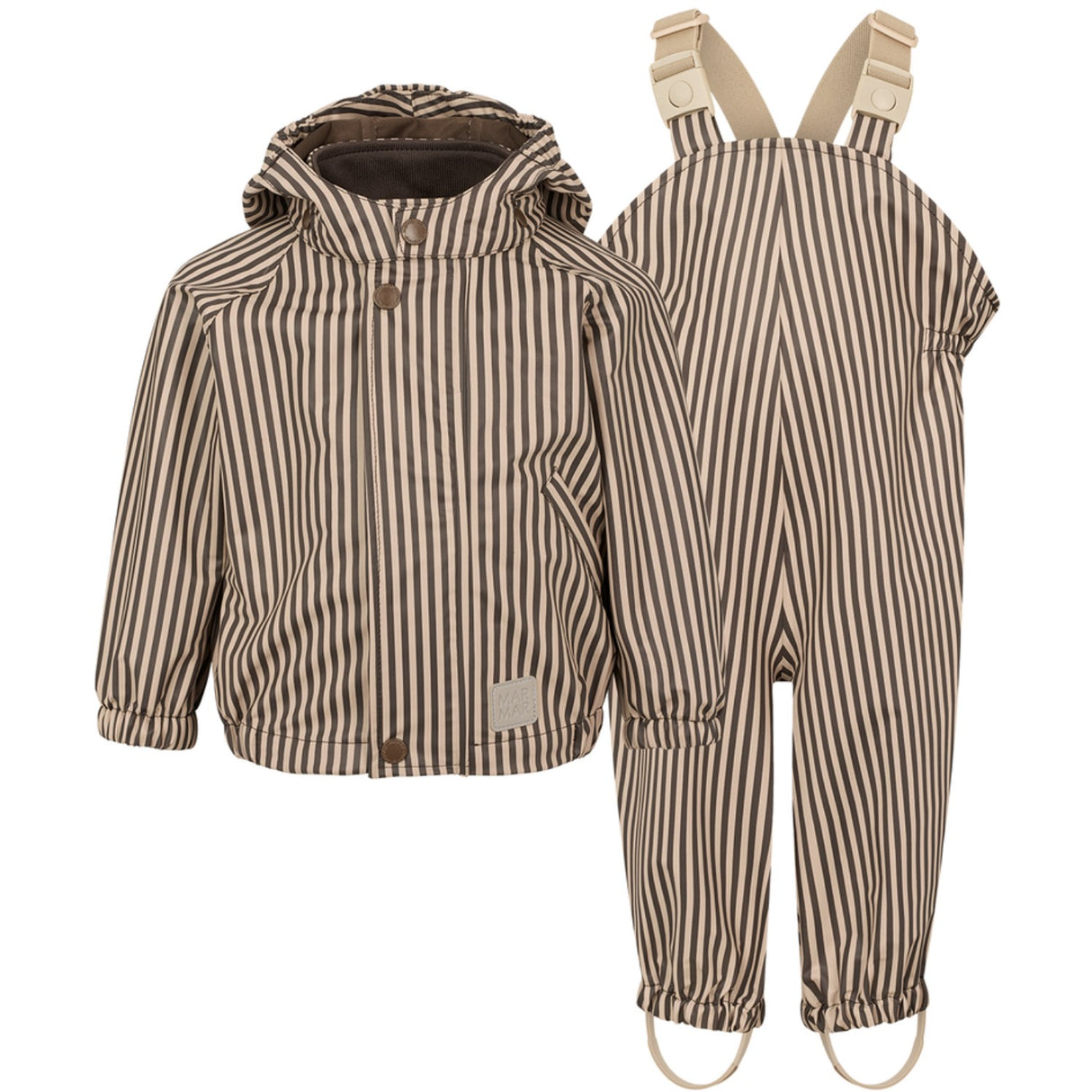 MarMar Rainwear Brown Stripe Oddy Sæt