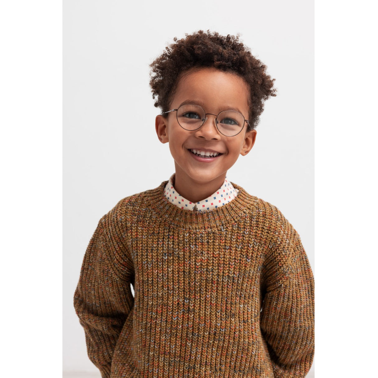 MarMar Cotton Knit Spacedye Dark Bronze Space Teno Strik