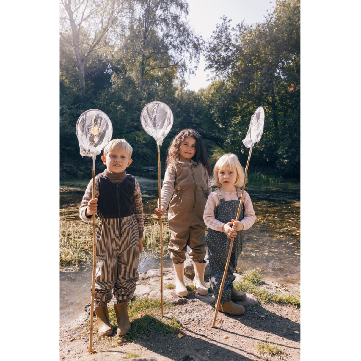 MarMar Rainwear Fleece Brown Stripe Obo Sæt