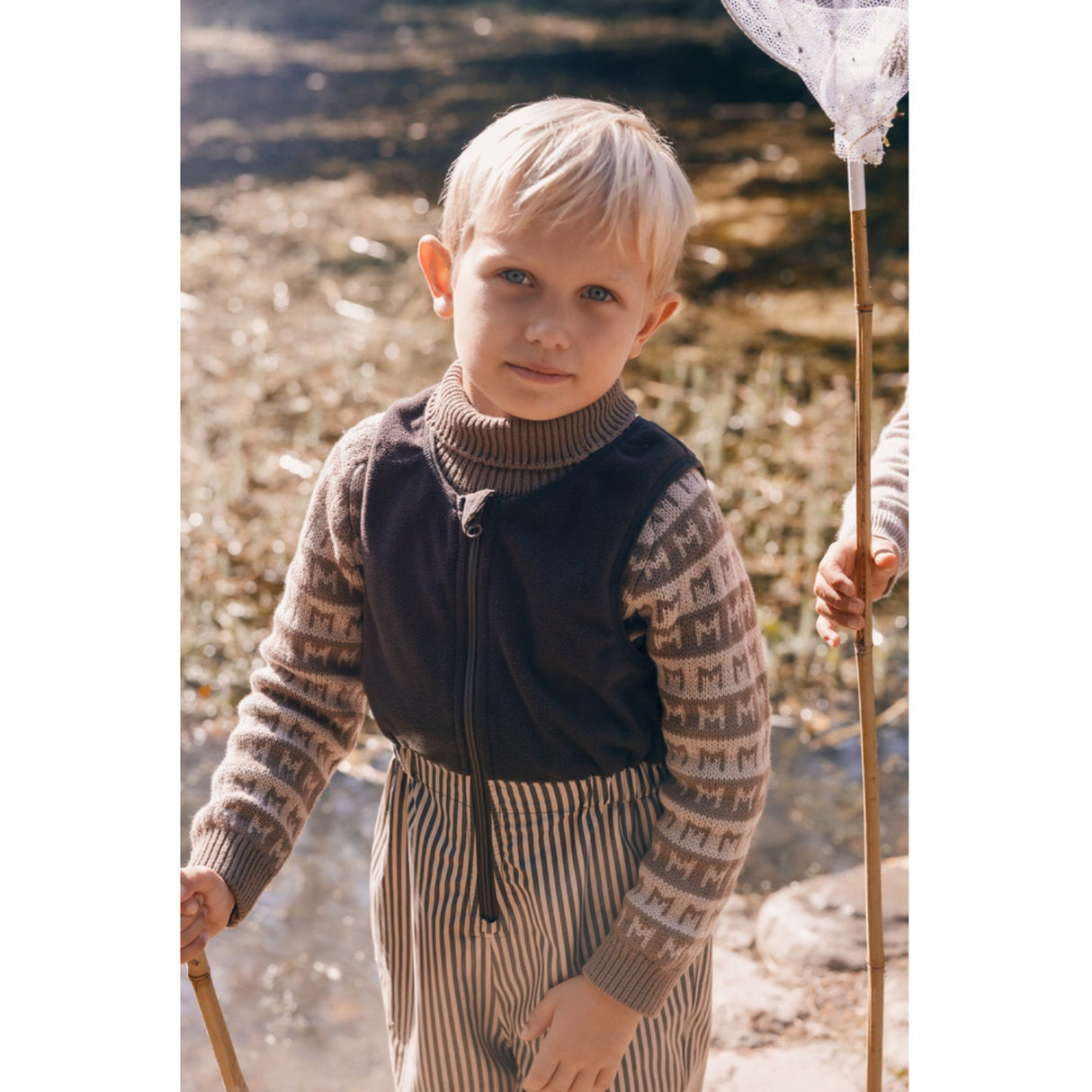 MarMar Rainwear Fleece Brown Stripe Obo Sæt