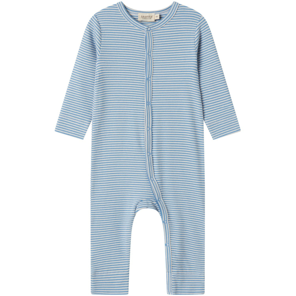 MarMar Modal Fine Rib Blue Stripe Ruka Heldragt
