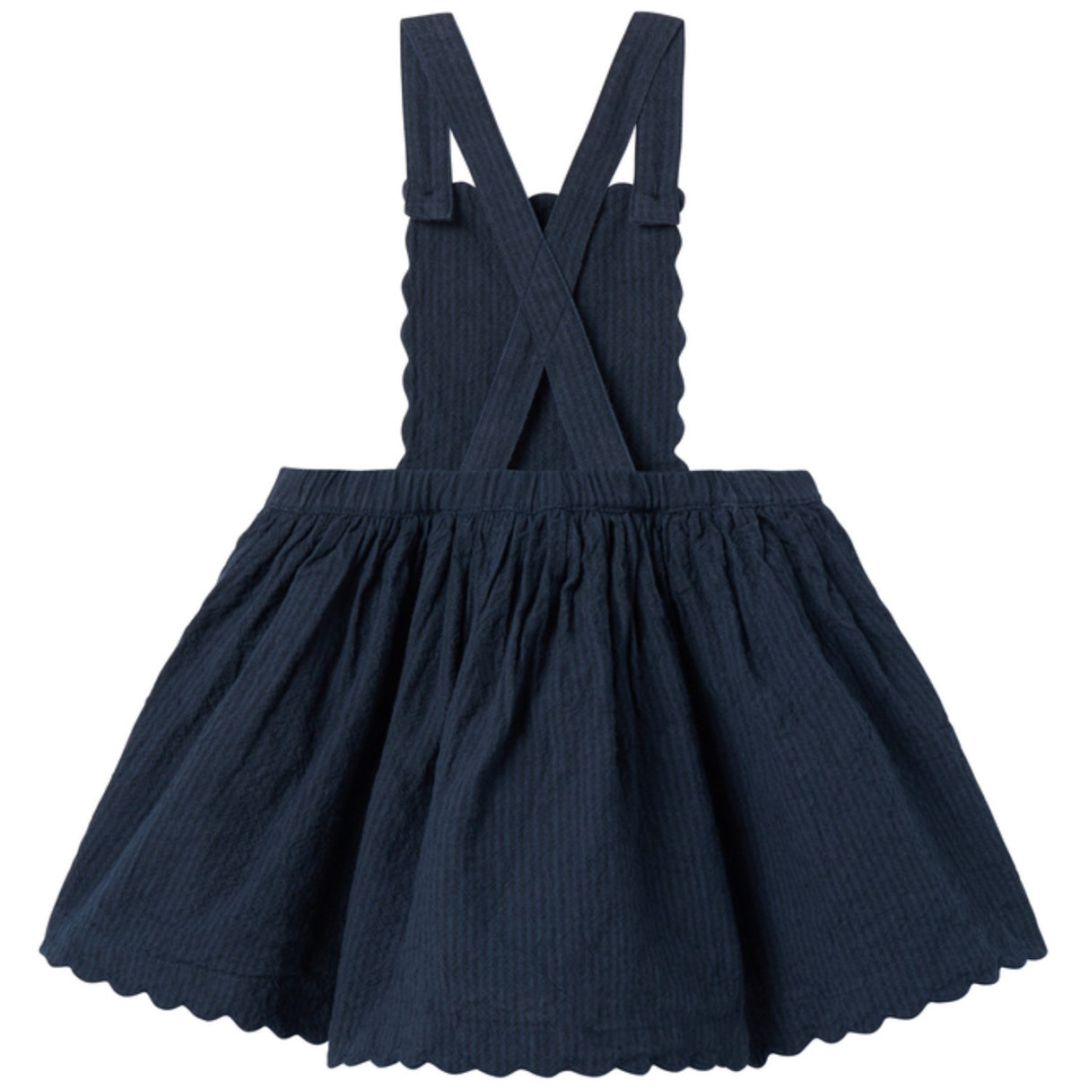 MarMar Chambray Dark Blue Stripe Danara Kjole