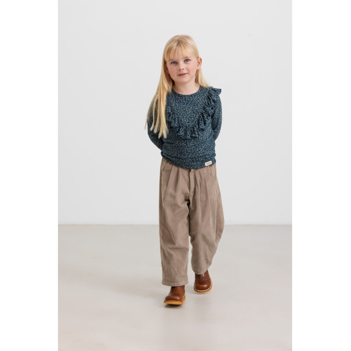 MarMar Leopard Dusty Green Leo Leo Taren Bluse