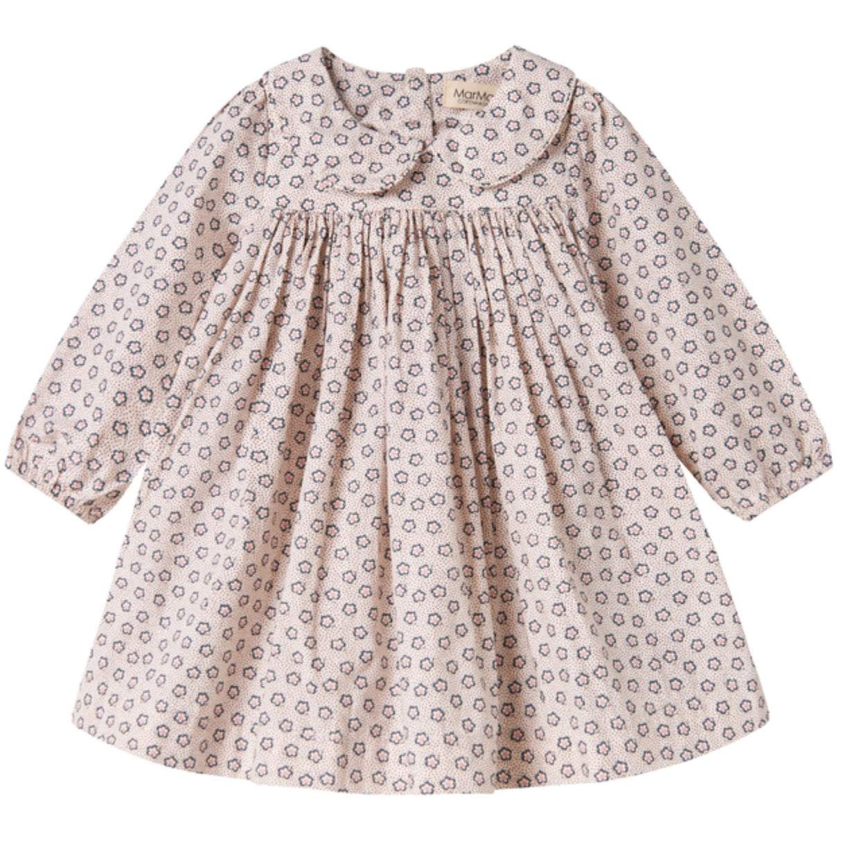 MarMar Poplin Autumn Flower Dulla LS Kjole