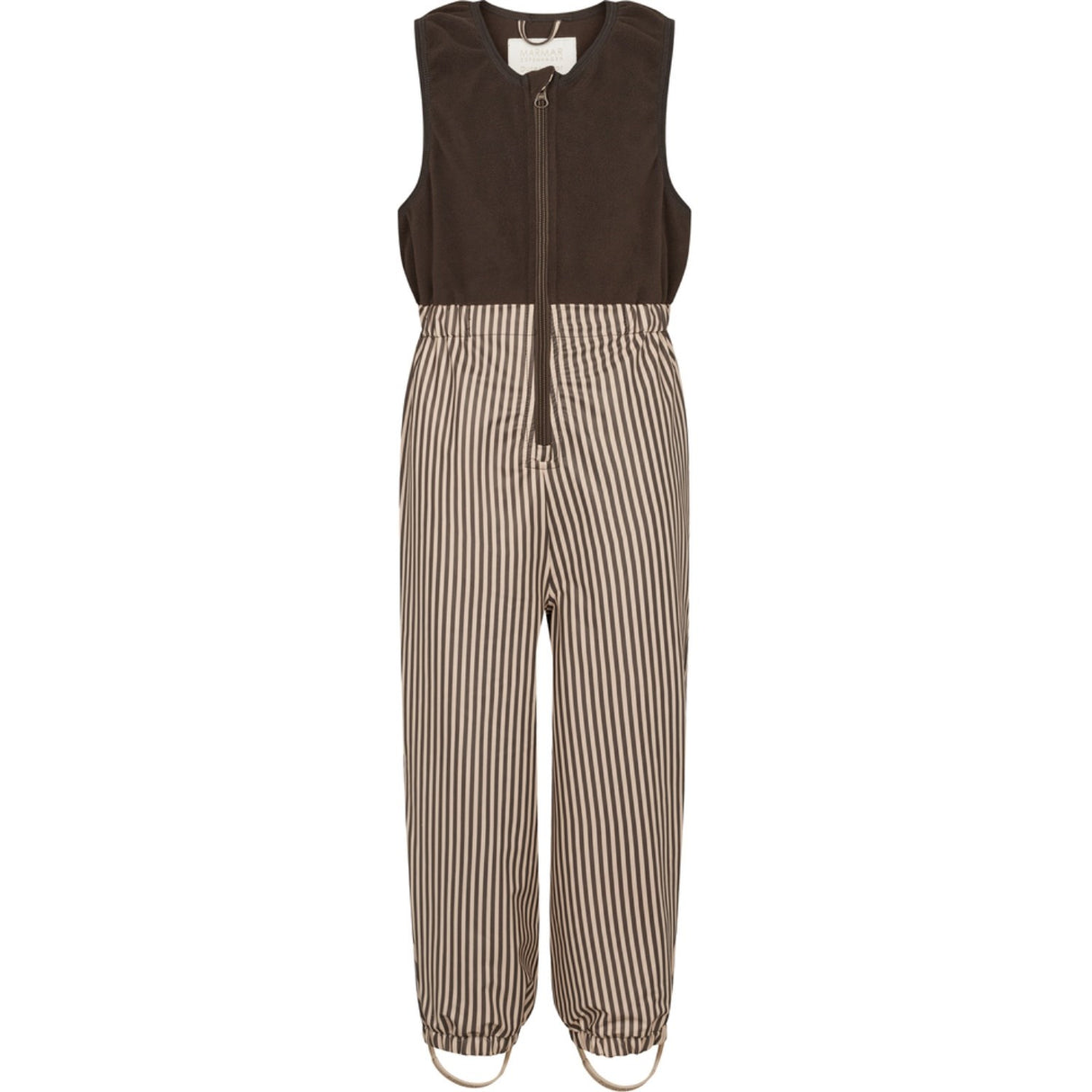 MarMar Rainwear Fleece Brown Stripe Obo Sæt