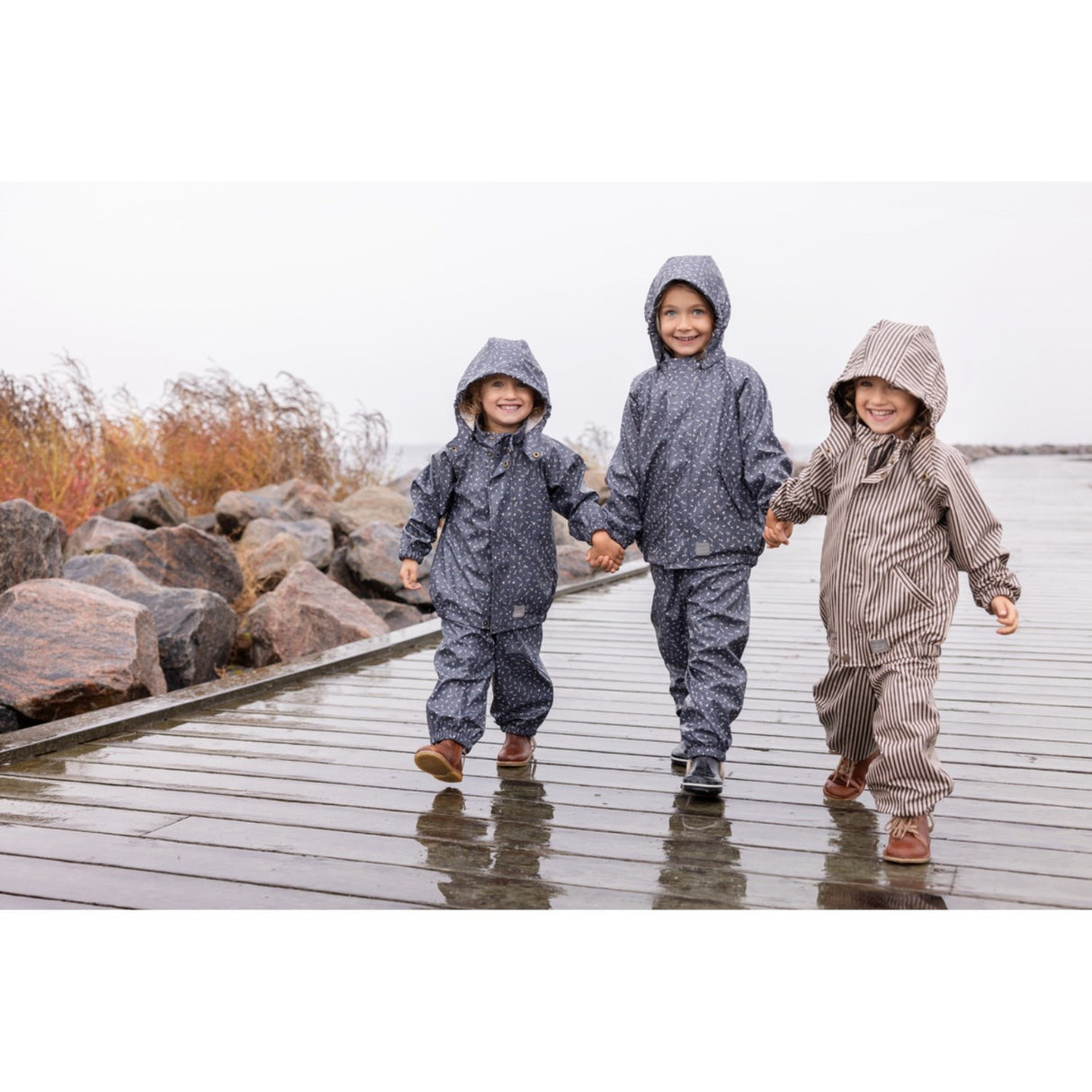 MarMar Rainwear Brown Stripe Oddy Sæt