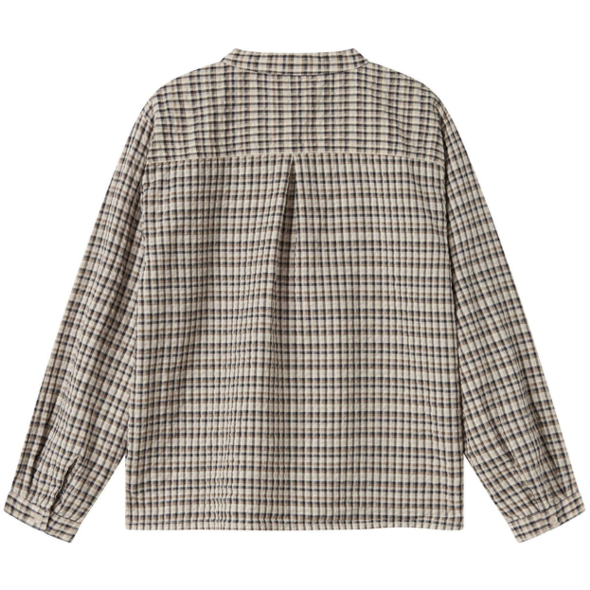 MarMar Seersucker Check Pilot Navy Check Tokyo Skjorte