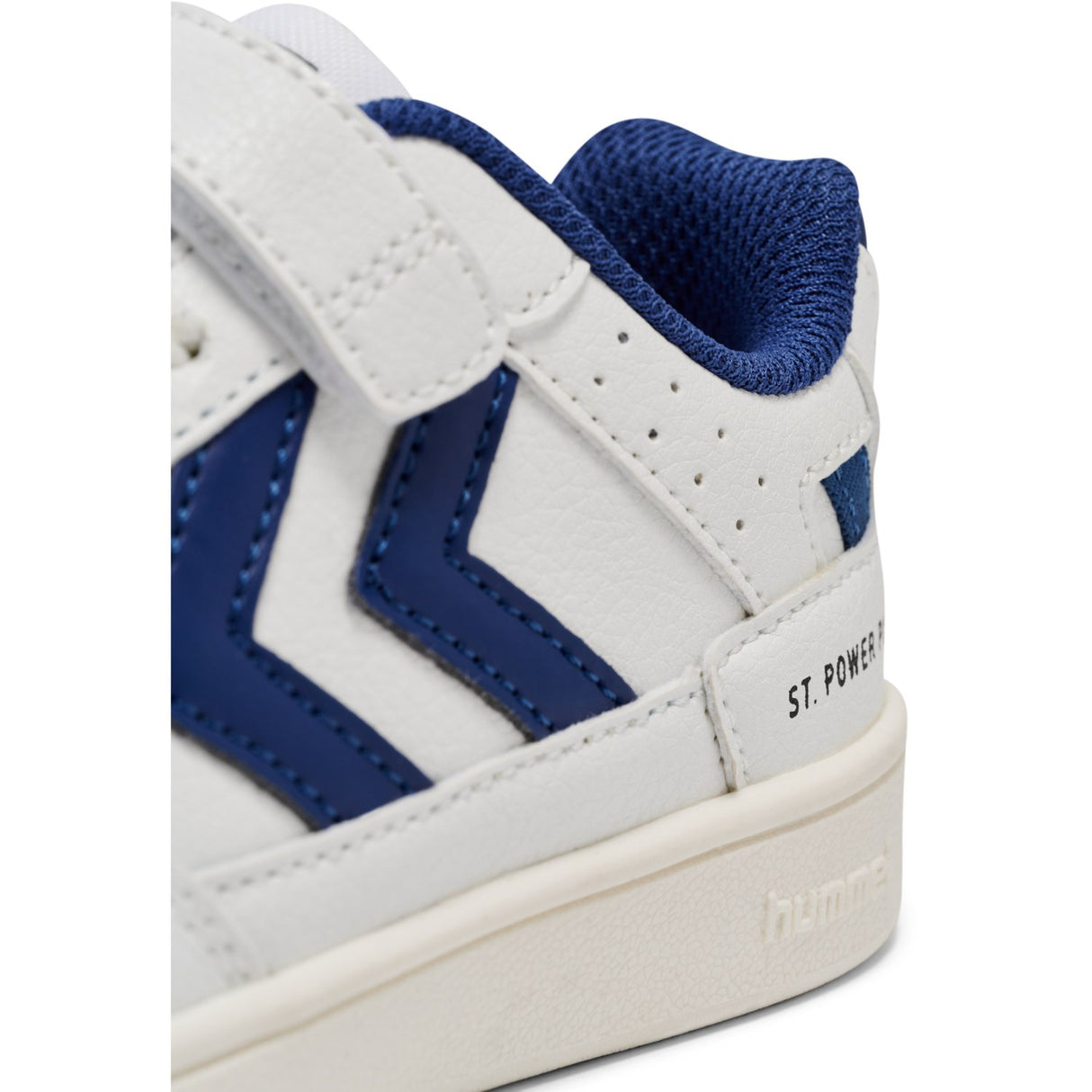 Hummel White/Blue St Power Play Jr Sneakers