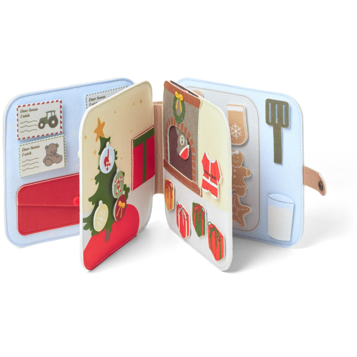 That's Mine Christmas Bear Emory Felt Activity Bog