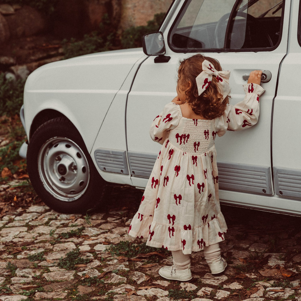 That's Mine Rouge Boucle Tori Hair Sløjfe Clips - 2 Pak