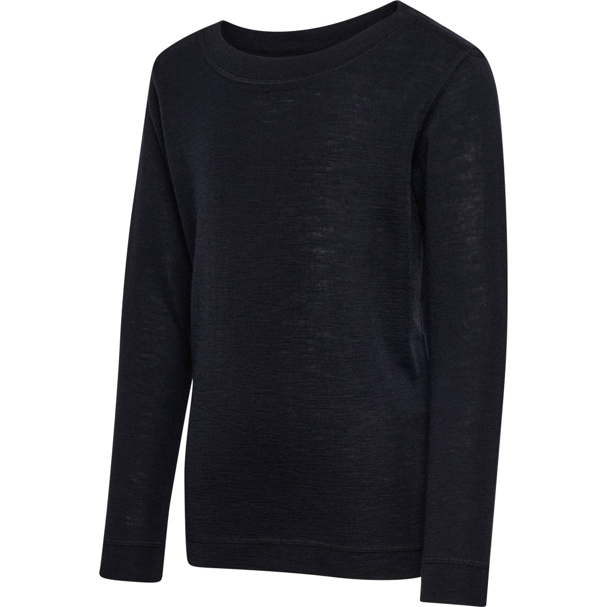 Hummel Black Jr Uld Rib T-Shirt L/S