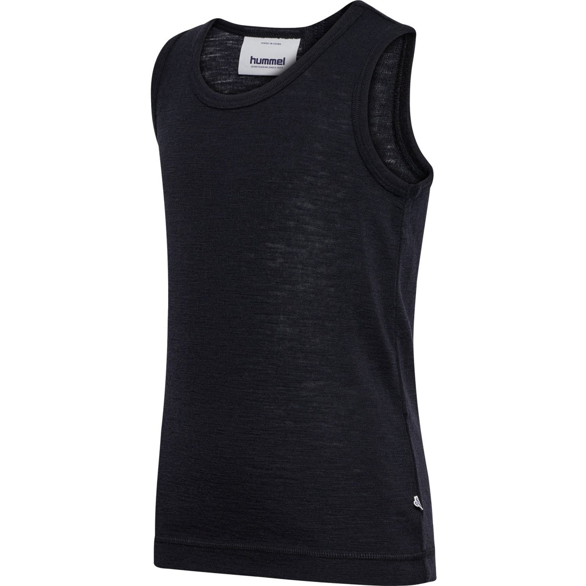 Hummel Black Jr Uld Rib Top S/L
