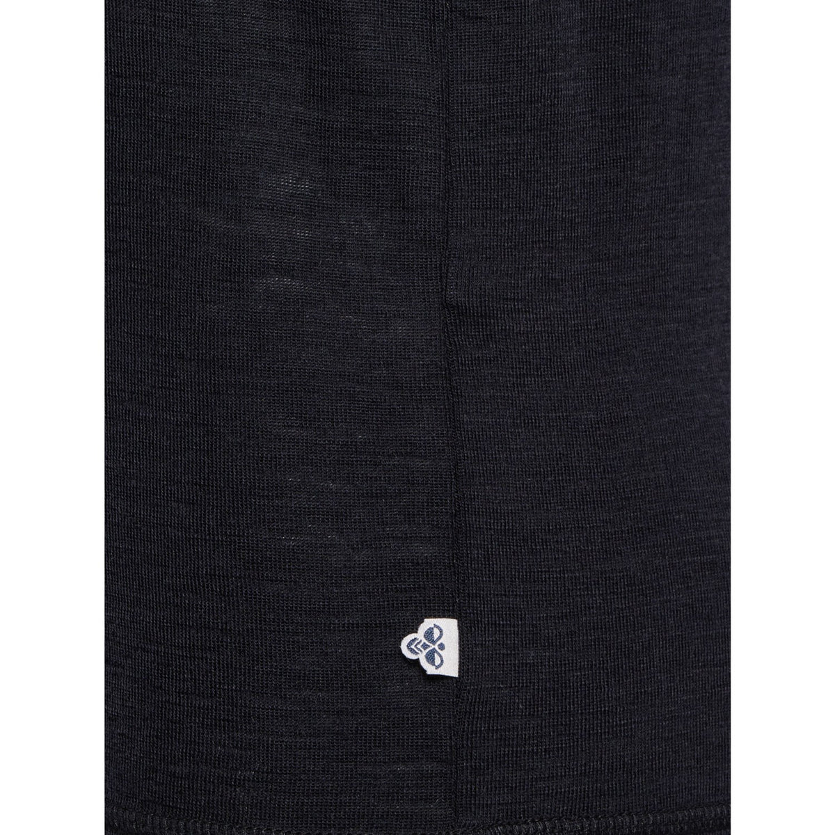 Hummel Black Jr Uld Rib Top S/L