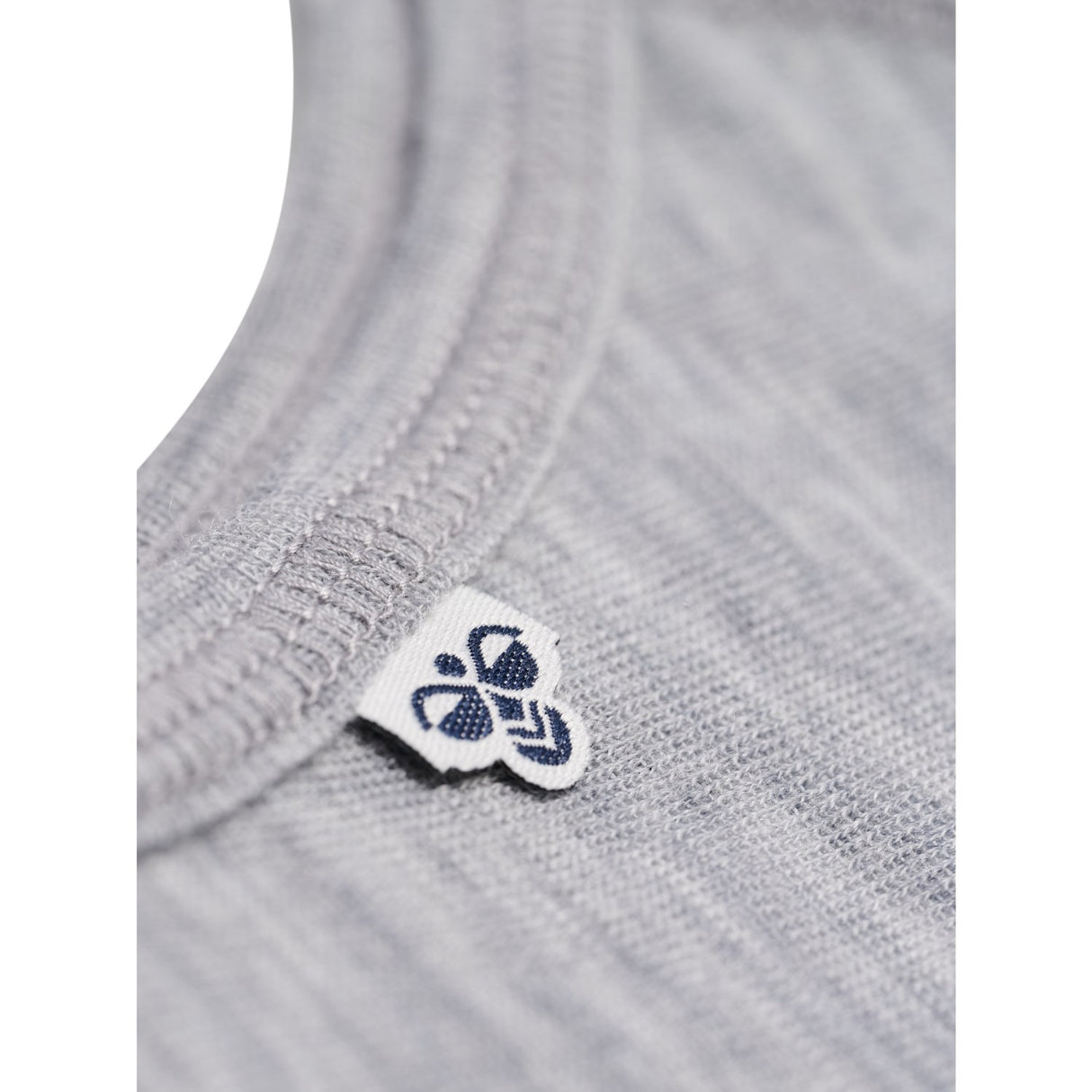 Hummel Grey Melange Mini Uld Rib Hue