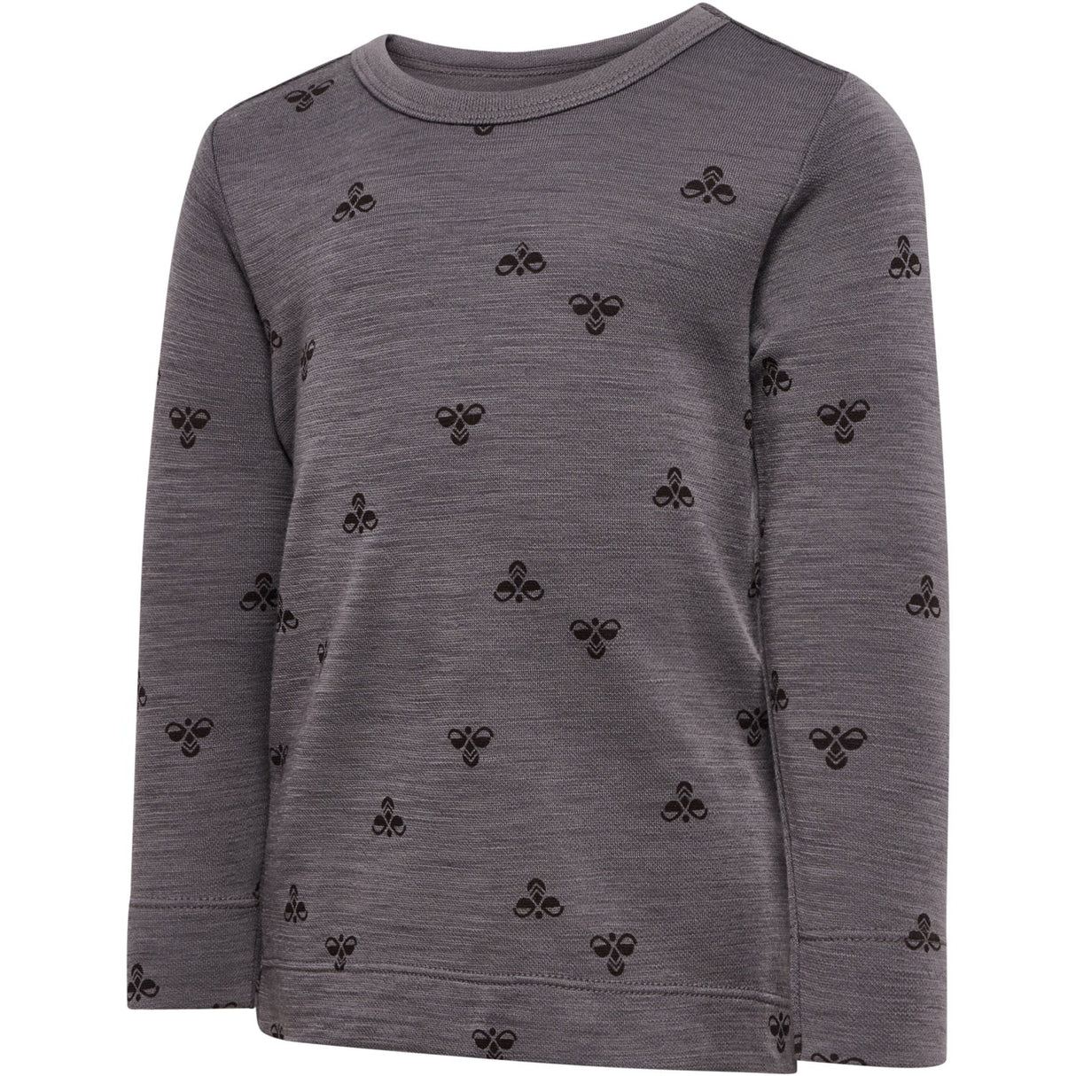 Hummel Charcoal Gray Mini Uld T-Shirt L/S