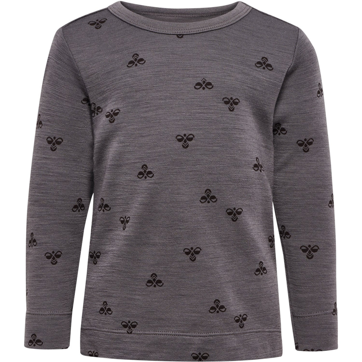 Hummel Charcoal Gray Mini Uld T-Shirt L/S