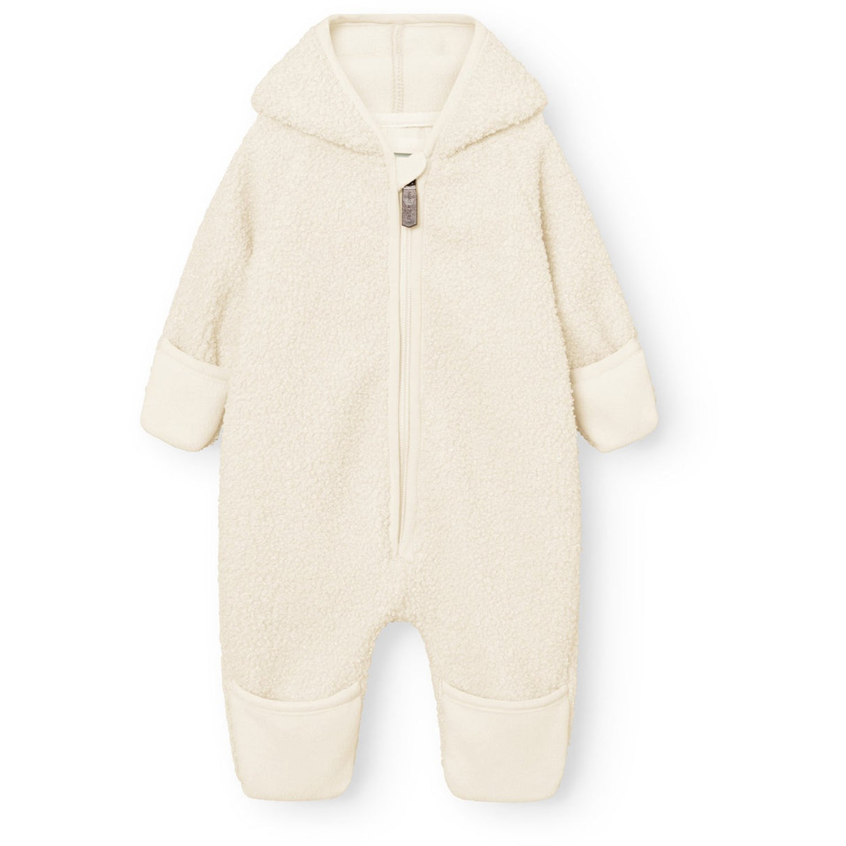 Mini A ture Angora Cream Matadel Teddyfleece Jumpsuit. GRS