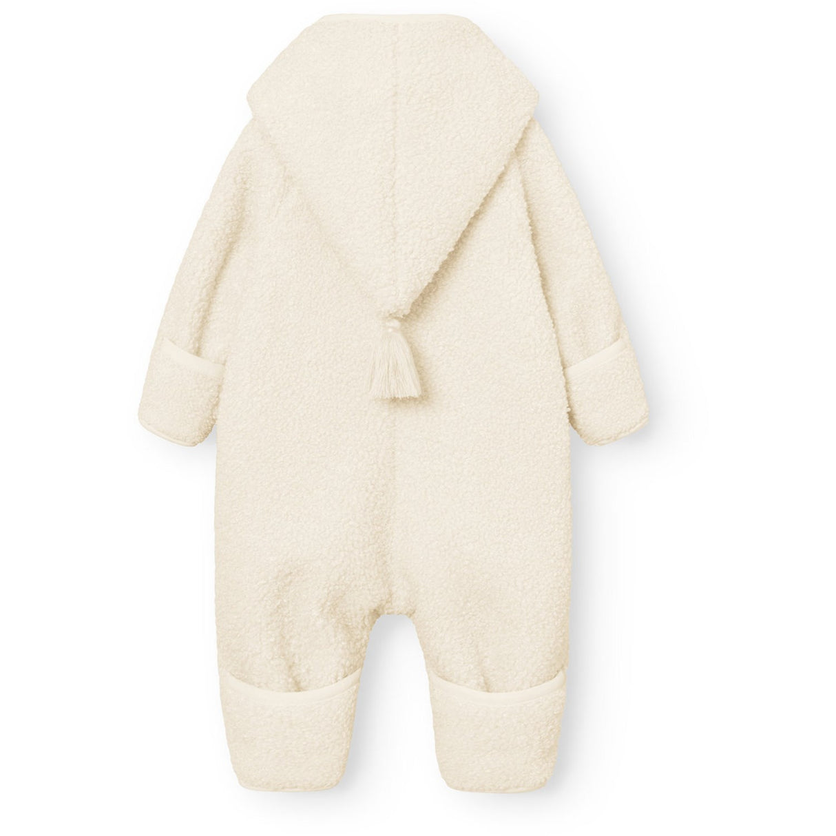 Mini A ture Angora Cream Matadel Teddyfleece Jumpsuit. GRS