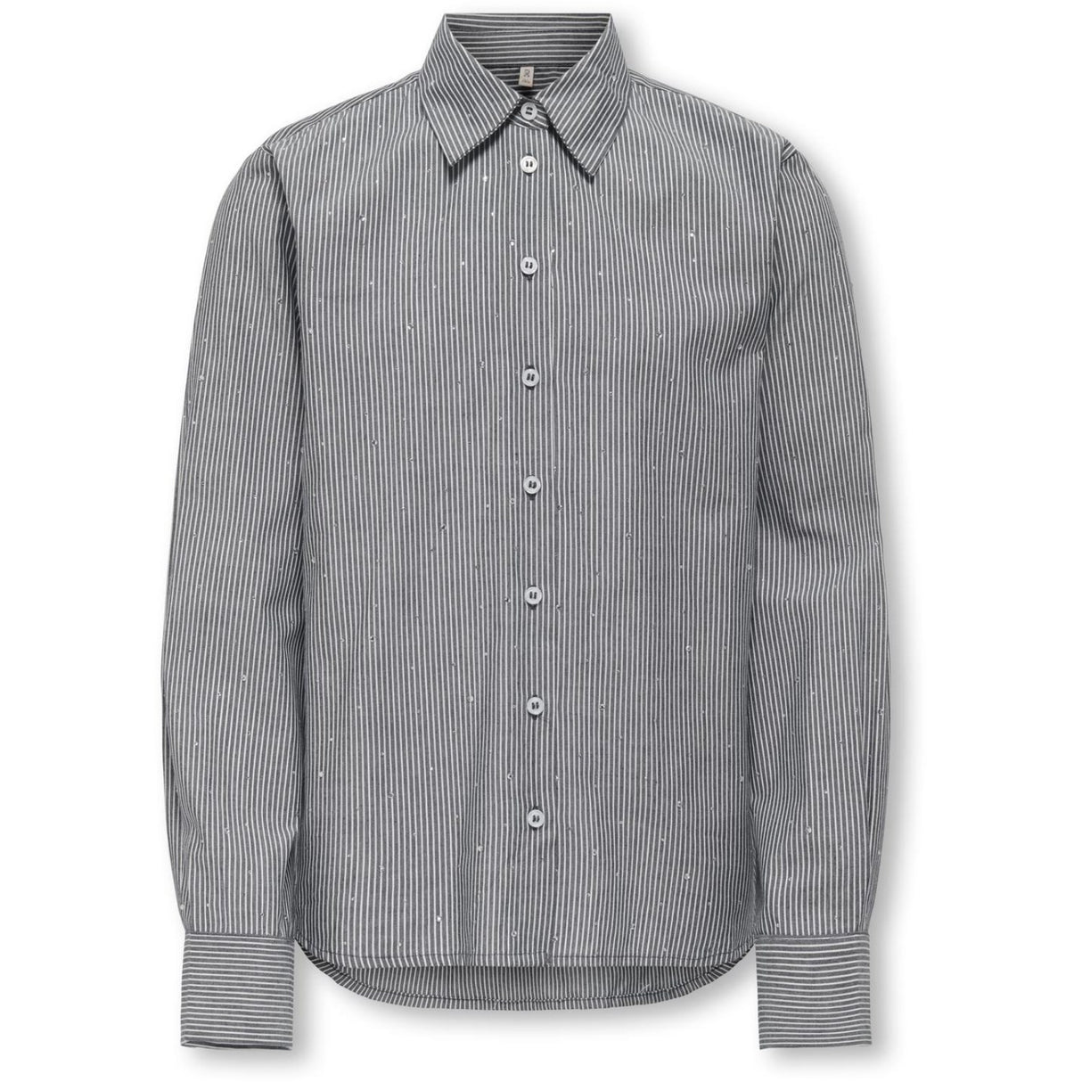 kids ONLY Bright White Naval Academy Kogsiv Life Ls Rhinestone Skjorte Cp Wvn