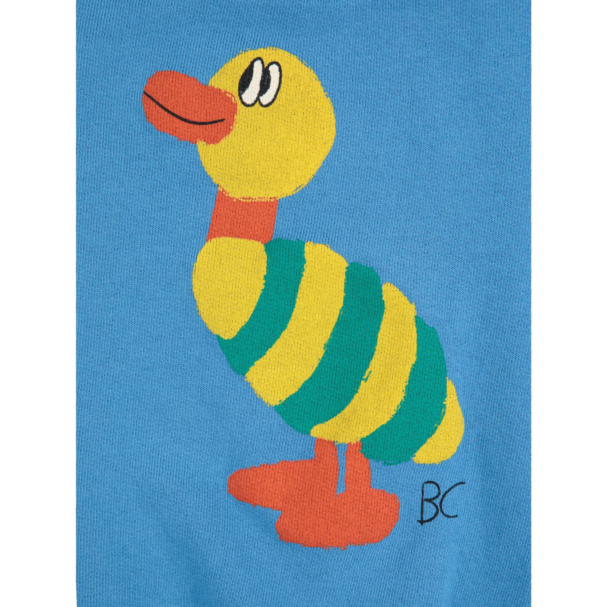 Bobo Choses Blue Striped Duck Sweatshirt