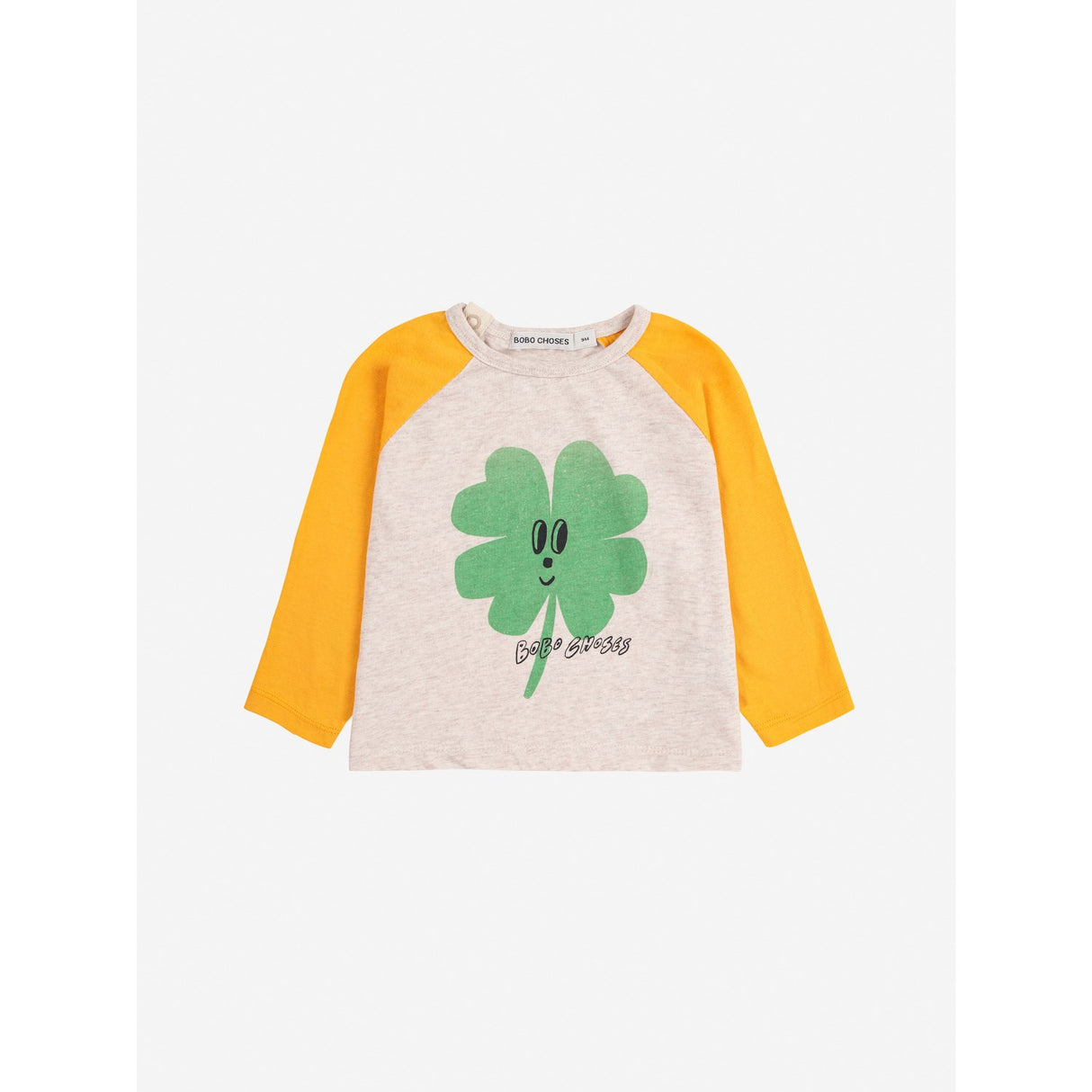 Bobo Choses White Lucky Clover Bluse