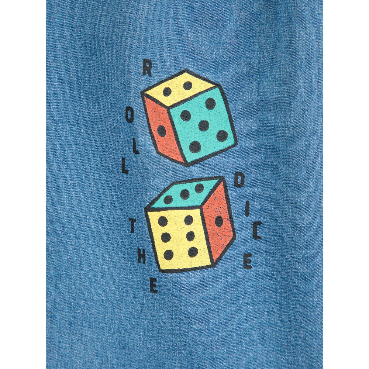 Bobo Choses Navy Blue Roll The Dice Light Denim Bukser