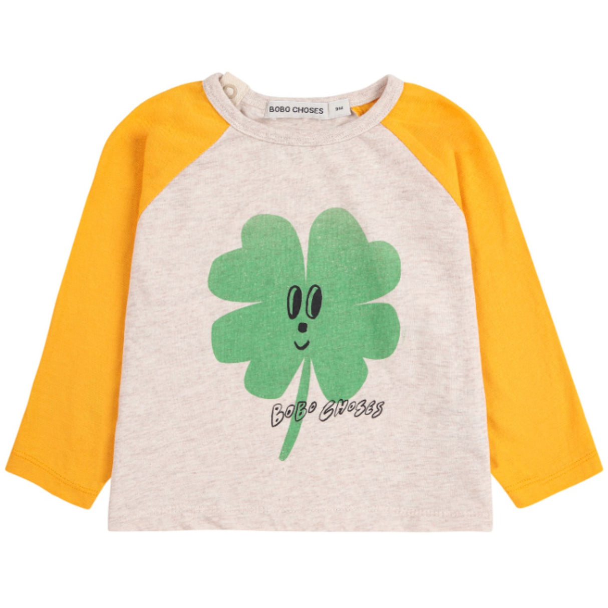 Bobo Choses White Lucky Clover Bluse