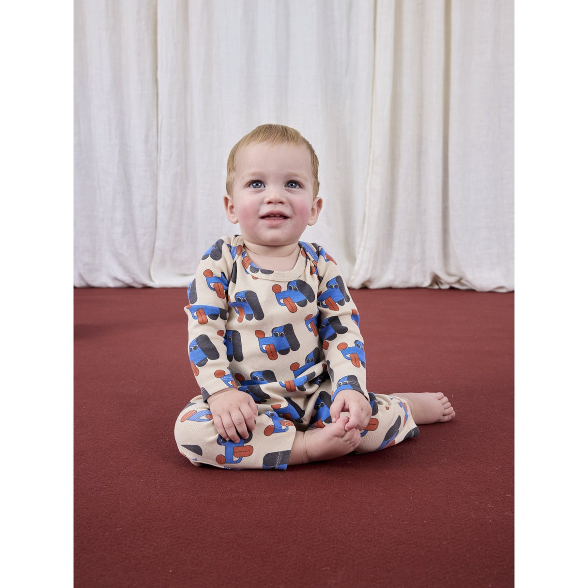 Bobo Choses Offwhite Doggy Mate All Over Bluse