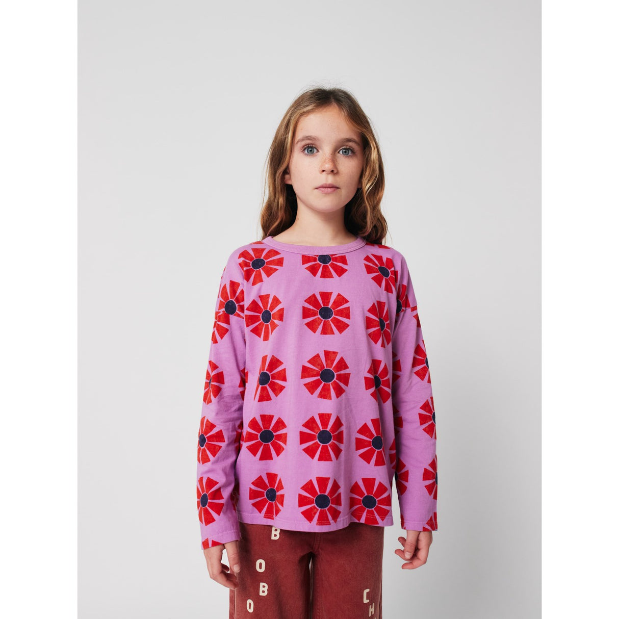 Bobo Choses Purple Kaleidoscope All Over Bluse