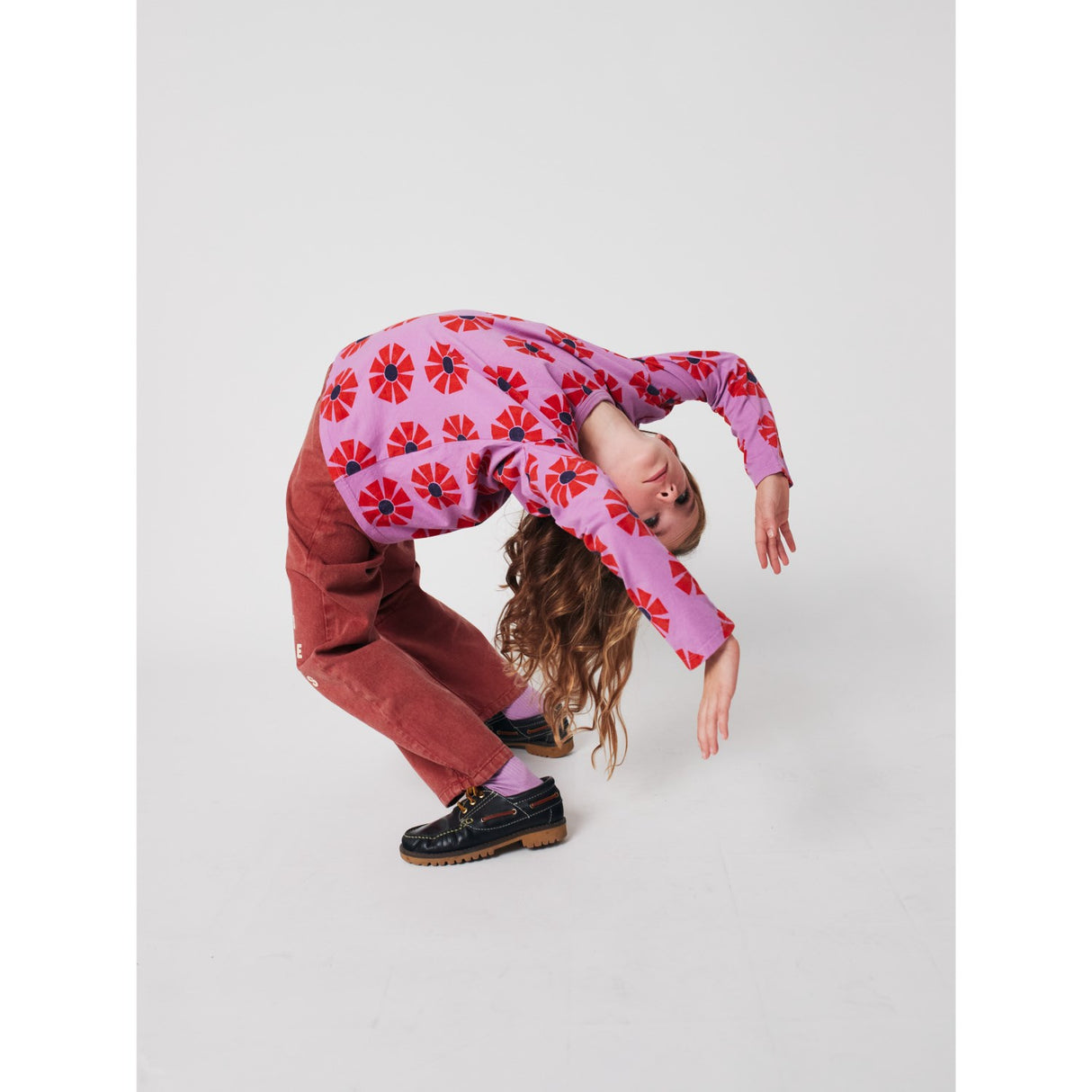 Bobo Choses Purple Kaleidoscope All Over Bluse