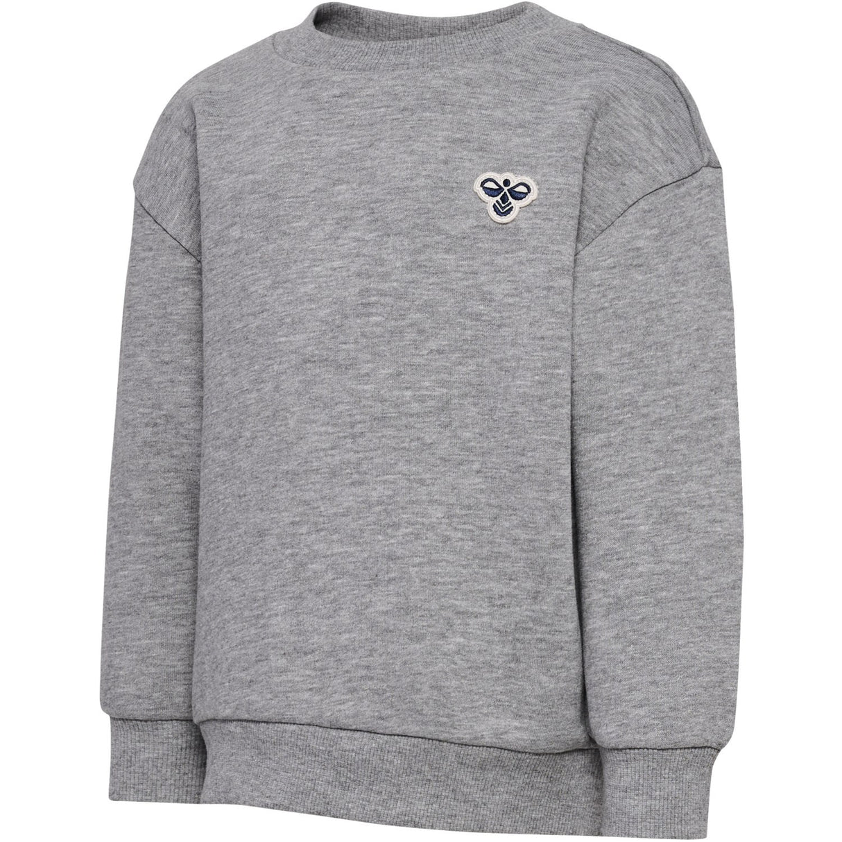 Hummel Grey Melange Mini Loose Crewneck Bee