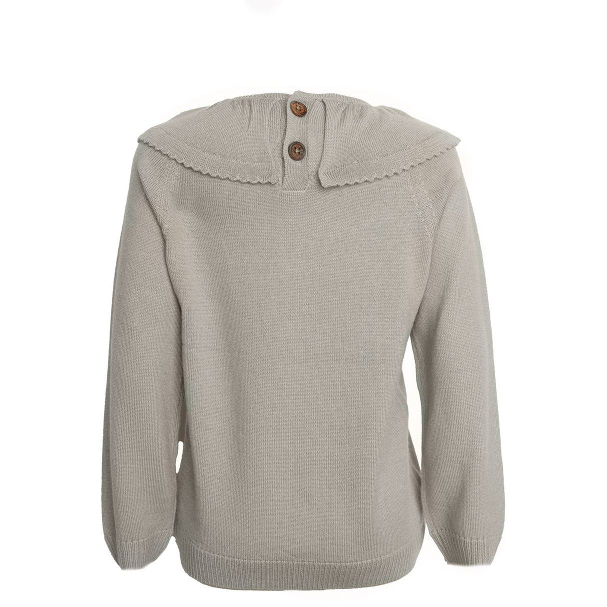 Hanevild Cream Oatmeal Lea Bluse, Merino Uld